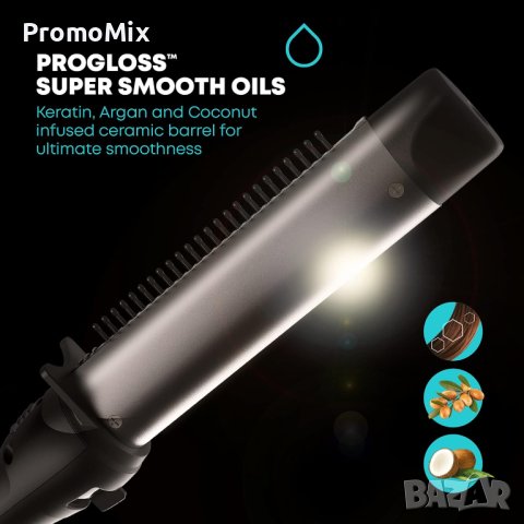 Маша за коса Revamp ‎TO-1500-EU 32 mm 195W керамична маша преса за вълни къдрици, снимка 5 - Преси за коса - 44210327