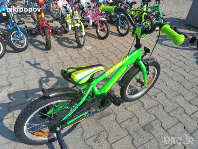 Детски велосипед 16" MASTER зелен, снимка 4 - Велосипеди - 44583577