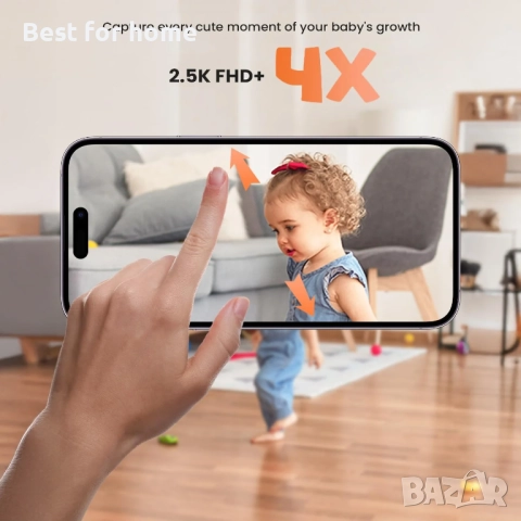 Видео бебефон ieGeek Baby 5 с приложение и Wifi, снимка 6 - Бебефони - 52922098