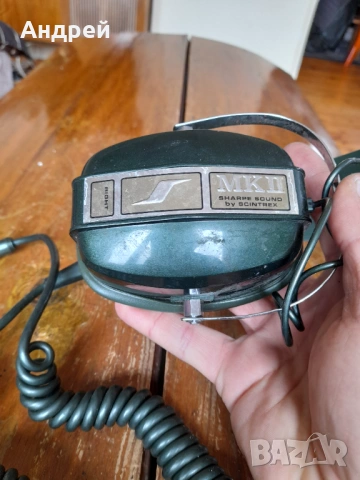 Стари слушалки Scintrex Shapre Sound MKII, снимка 5 - Други ценни предмети - 54081496