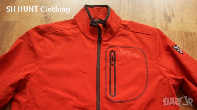 NOR WEAR HUGI SOFTSHELL JACKET размер L за лов риболов туризъм горница водонепромукаема - 538, снимка 4 - Суичъри - 42794637