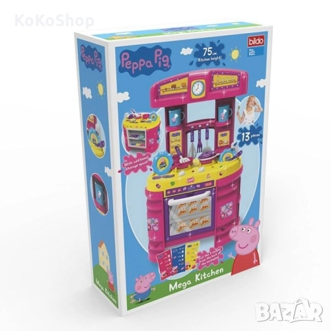 Детска кухня Peppa Pig с 13 аксесоара/детска кухня, снимка 7 - Образователни игри - 52286486