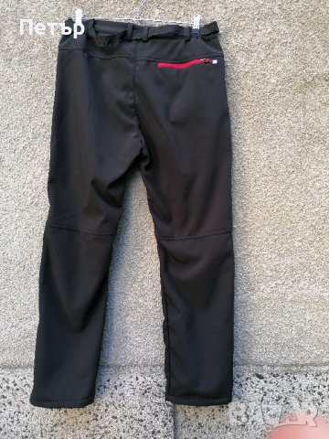 Продавам много здрав черен софт шел панталон Ex-Stretch с кръпки на коленете, снимка 5 - Панталони - 42894774