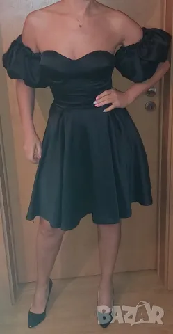 Официална  рокля сатен Fervente , снимка 3 - Рокли - 50204345