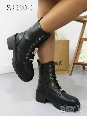 Дамски боти код 4190, снимка 3 - Дамски боти - 51905954