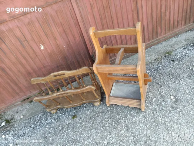 Дървени стелажи, стойки от Швейцария , снимка 2 - Декорация за дома - 49646506