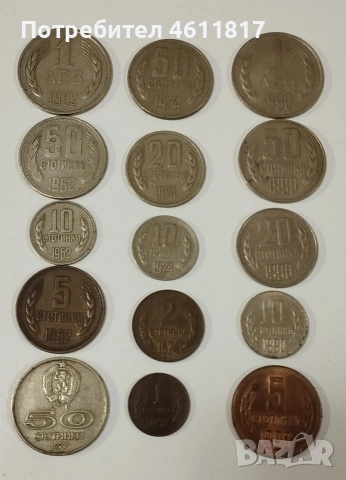 Български Соц монети, снимка 4 - Нумизматика и бонистика - 53215552
