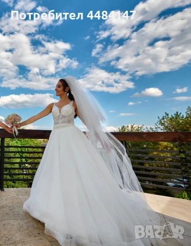 Сватбена рокля, снимка 4 - Рокли - 50429333