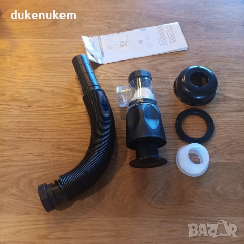 Универсален сифон с Pop-Up клапан, против миризми, гъвкав, снимка 7 - Други стоки за дома - 52812419