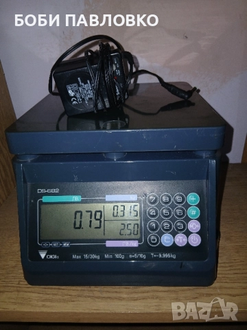Сертифицерана ел.везна Диги дс-682 до 30кг, снимка 13 - Везни - 51965291