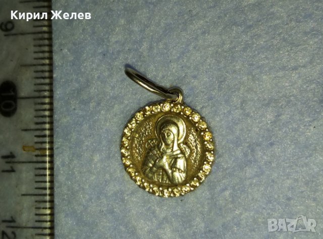 СТАРА СРЕБЪРНА НАГРЪДНА ИКОНКА МАЙСТОРСКА ИЗРАБОТКА 40031, снимка 5 - Антикварни и старинни предмети - 42425224