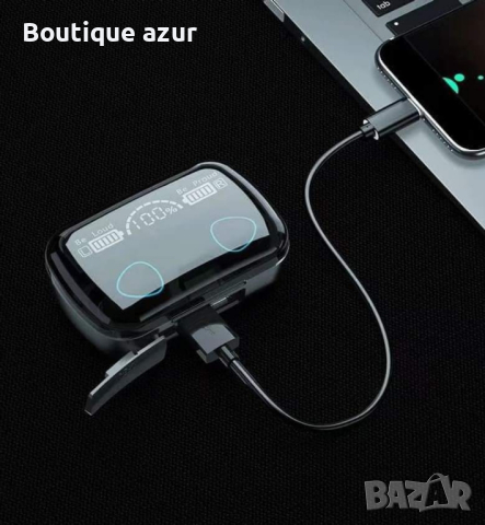 Безжични bluetooth слушалки с LED цифров дисплей, снимка 2 - Безжични слушалки - 44791589