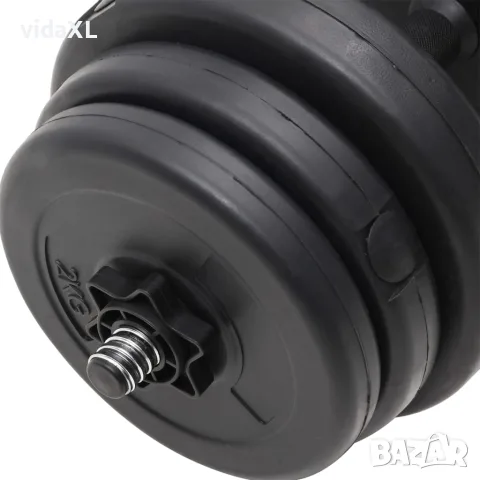 vidaXL Дъмбел с тежести 40 кг, снимка 7 - Фитнес уреди - 56146597