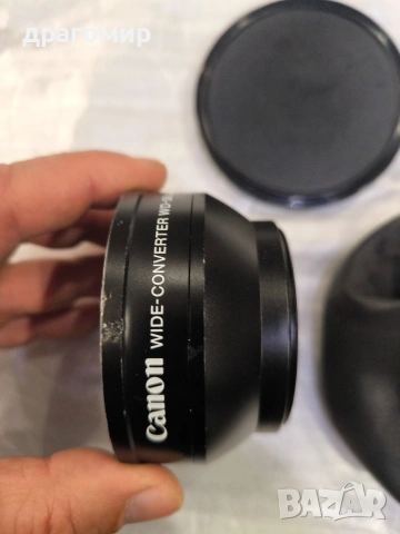 Canon WIDE -CONVERTER WD-58 0,7x58 JAPAN , снимка 3 - Обективи и филтри - 54207721