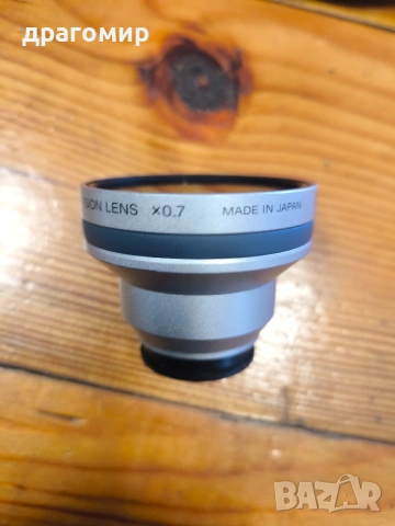 SONY WIDE CONVERSION LENS x0,7 VCL-HG0725 made in JAPAN , снимка 5 - Обективи и филтри - 54337826