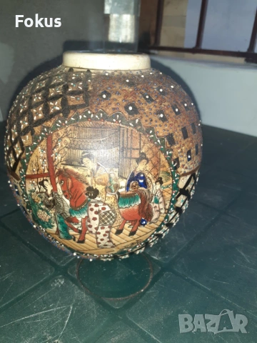 Стара ваза буркан порцелан Сатцума Satsuma маркировка