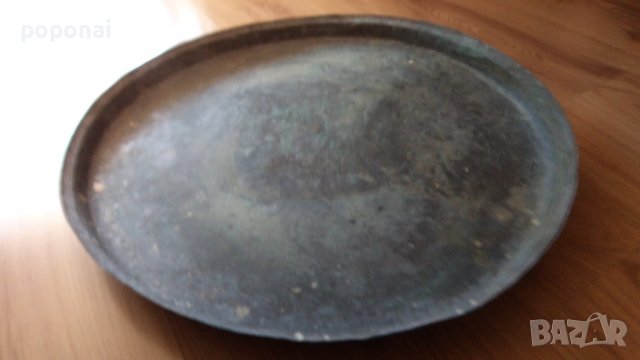 Медна тава, снимка 2 - Антикварни и старинни предмети - 38052587