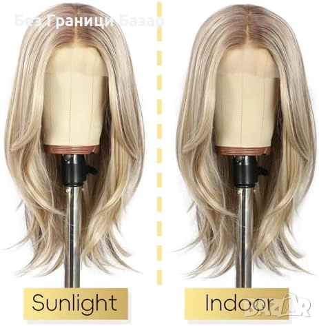 	Нова Перука за Парти и Ежедневие, Висококачествена коса за жени прическа, снимка 6 - Аксесоари за коса - 51919161