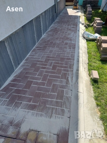 Редене на бетонни павета уни павета тротоарни плочи и бордюри, снимка 10 - Други ремонти - 53463226