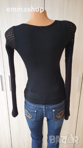 Атрактивна елегантна дамска блуза, снимка 4 - Блузи с дълъг ръкав и пуловери - 42862795