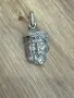 Сребърна висулка с лика на Исус Христос, снимка 4
