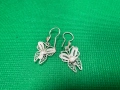 Сребърни обеци "Пеперуди" - Филигранн. №7785, снимка 5