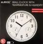 Стенен Часовник AURIOL с Температура и Влажност, снимка 4