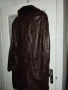 Кожено палто шуба с вълнена подплата и кожена яка, всичко естествена кожа, снимка 9
