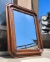 Огледало с дърворезбована рамка, снимка 5