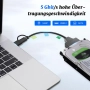 Wowfast SATA към USB адаптер за 2.5/3.5 HDD SSD с захранване, снимка 3