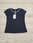 Нова черна блузка , снимка 1 - Тениски - 44622234