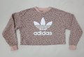 Adidas Originals Cropped Sweatshirt оригинално горнище S Адидас памук, снимка 1 - Спортни екипи - 39670888