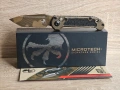 Microtech LUDT Gen III T/E Signature Automatic Knife Badlands Camo Aluminum M390MK by Tony Marfione., снимка 1