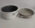 Масивна чугунена емайлирана тава с капак -немска,от старото производство, снимка 5