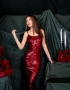 Стилна Червена Дамска Рокля , снимка 1