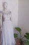 сватбена булчинска рокля със собствен обем и сияещ гръб, снимка 3