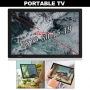 Преносим телевизор 16 инча, портативен цифров телевизор 16 инча 12v / 220v, снимка 1