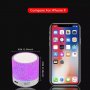 Мини портативна LED тонколонка - Bluetooth, USB, MicroSD aux mp3, снимка 5