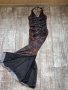 Нова елегантна парти коктейлна официална змийска рокля питон змия , снимка 13