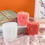 "Love" сърце рози Силиконов молд форма Свети Валентин свещи гипс сапун , снимка 3