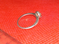 ПРЕКРАСЕН ФИН СКЪПОЦЕНЕН СРЕБЪРЕН ПРЪСТЕН МАРКОВО СРЕБРО SL 925 с ЮВЕЛИРНО ФАСЕТИРАНИ ЦИРКОНИ 41938, снимка 11