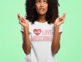  Дамска тениска Love Moschino принт 10 модела и всички размери , снимка 11