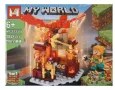 Конструктор Майнкрафт Minecraft My World 182+ч. 4в1, снимка 2