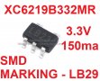 XC6219B332MR SOT23-5 SMD MARKING - LB29  3.3V/150ma - 2 БРОЯ, снимка 1