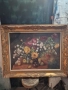 Стара голяма картина на платно, снимка 1