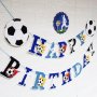 Happy Birthday футбол банер рожден ден Парти Гирлянд Банер декор парти