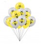 Пчела Пчели Обикновен надуваем латекс латексов балон парти хелий или газ, снимка 1 - Други - 29111931