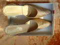 Дамски Златни обувки номер 37, снимка 2