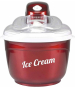 Уред за сладолед Beper P102GEL001, 12W, Капацитет 1.5 л, Бял/Червен, снимка 1