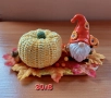 Есенна декорация с гномче , снимка 3